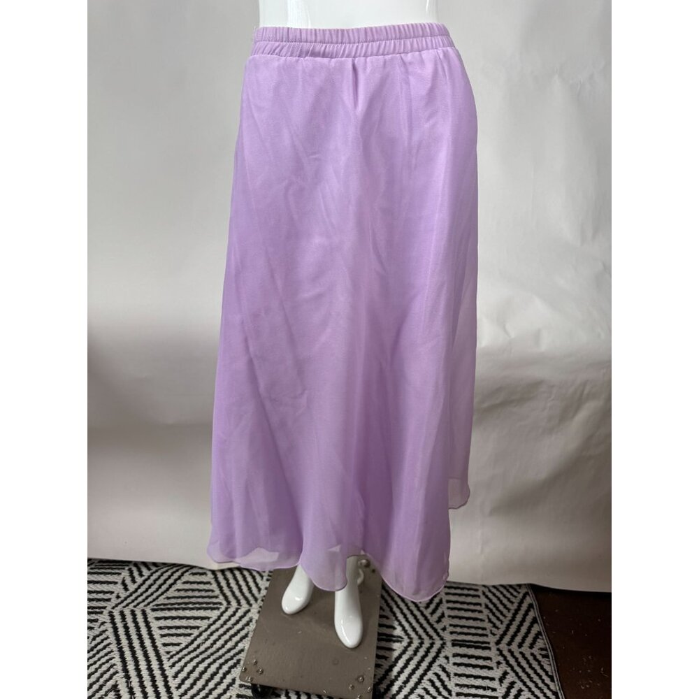 Night Vogue Lavender Beaded Two-Piece Set XL / L 100% Polyester Womens Blemishes - Picture 3 of 16